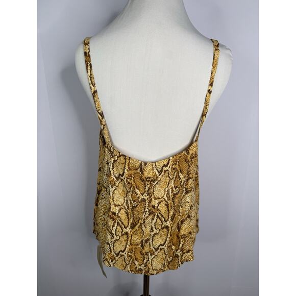 Reformation Rhodes Snake Python Print Animal Camisole Tank Top Sz M - Picture 3 of 7